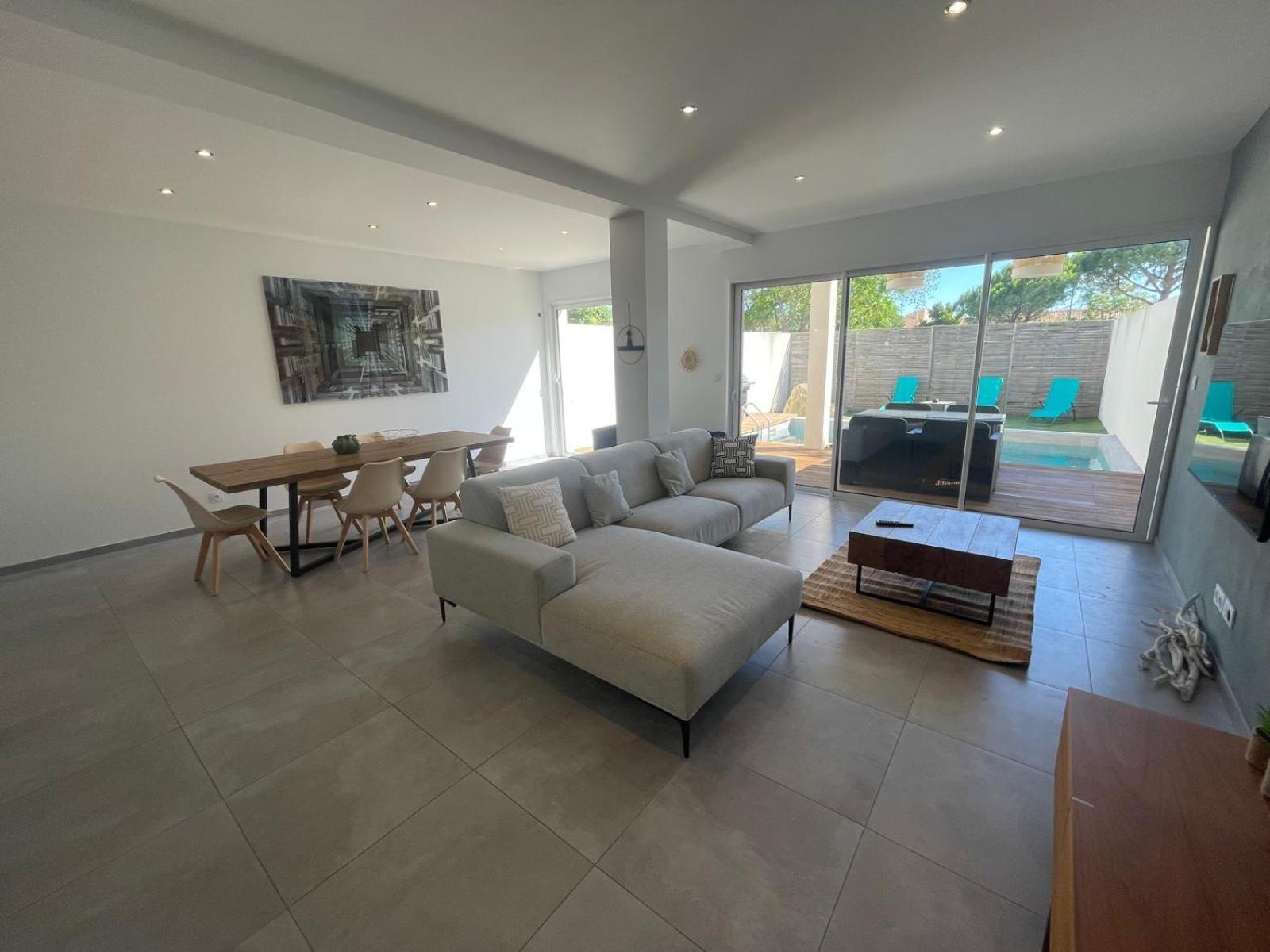 Villa Design Cap Dagde Piscine Et Plage Le Grau-dʼAgde Εξωτερικό φωτογραφία