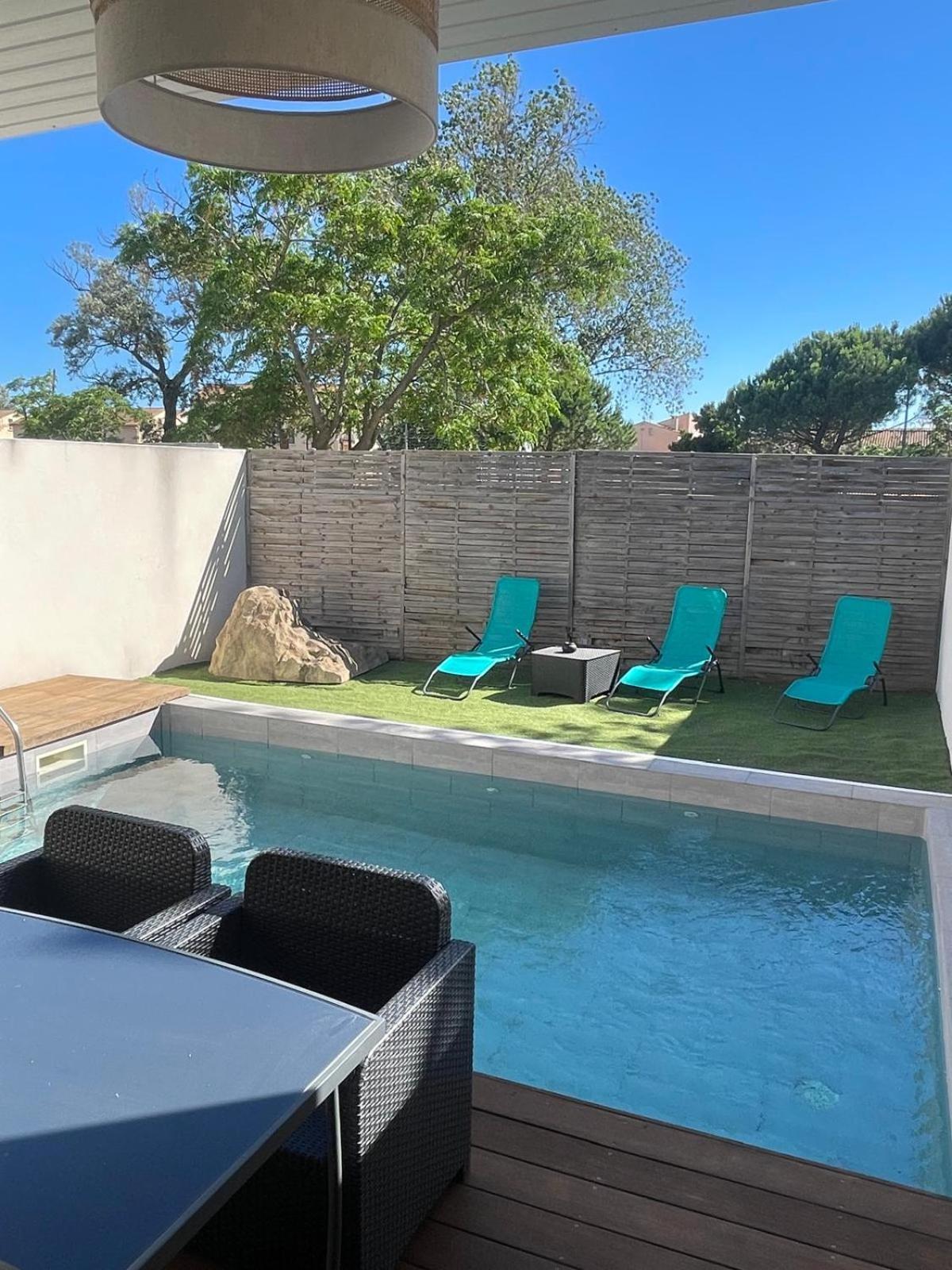 Villa Design Cap Dagde Piscine Et Plage Le Grau-dʼAgde Εξωτερικό φωτογραφία